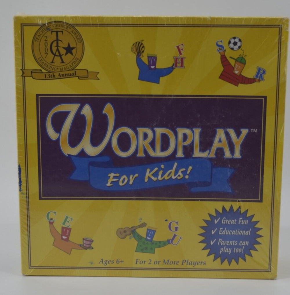 Wordplay Board Game Learning Kids Educational 2007 Teachers
